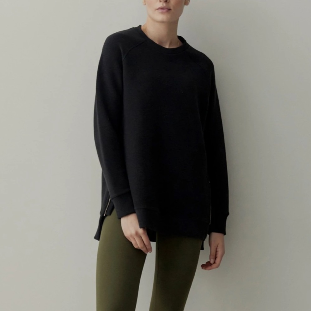Varley side-zip sweatshirt